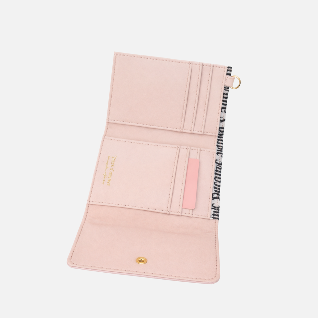 Juicy Couture Černá mini peněženka – Y2K Icon