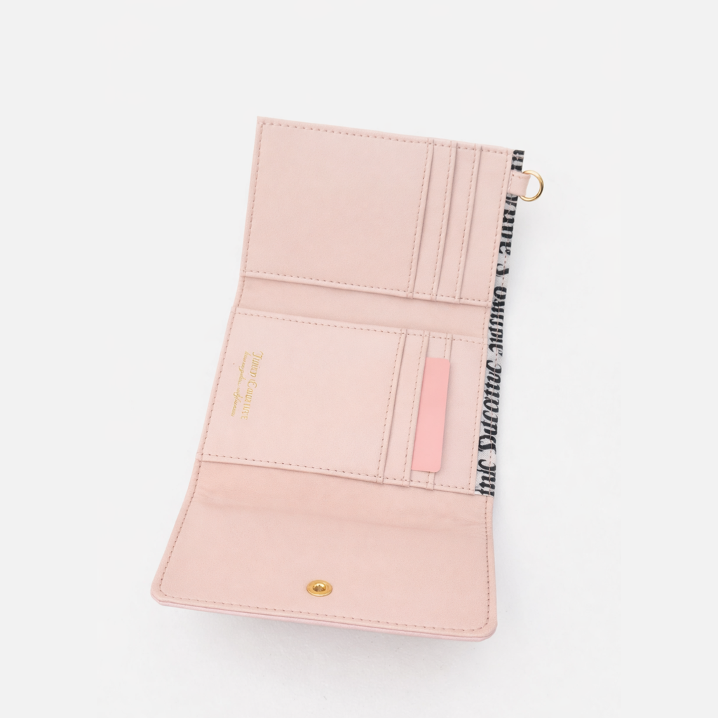 Juicy Couture Růžová mini peněženka – Y2K Icon