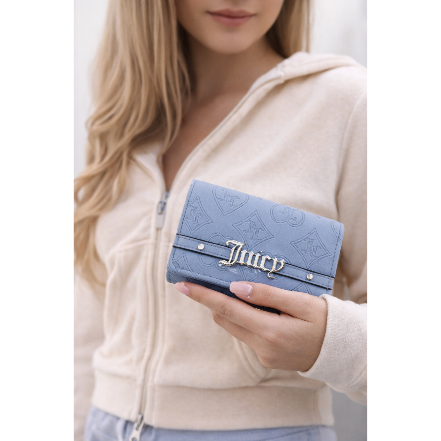 Juicy Couture modrý cardholder