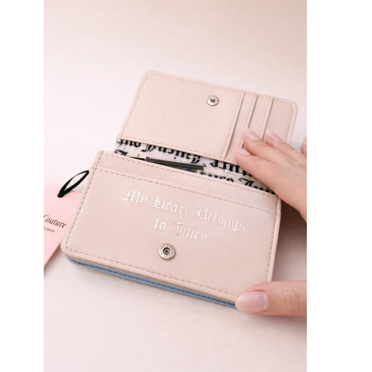 Juicy Couture modrý cardholder