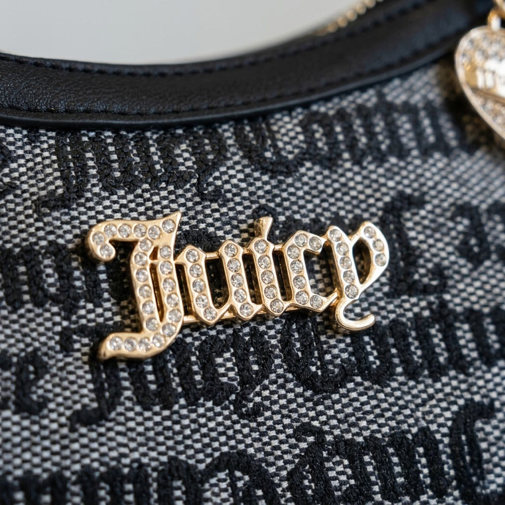 Juicy Couture Noir Signature kabelka