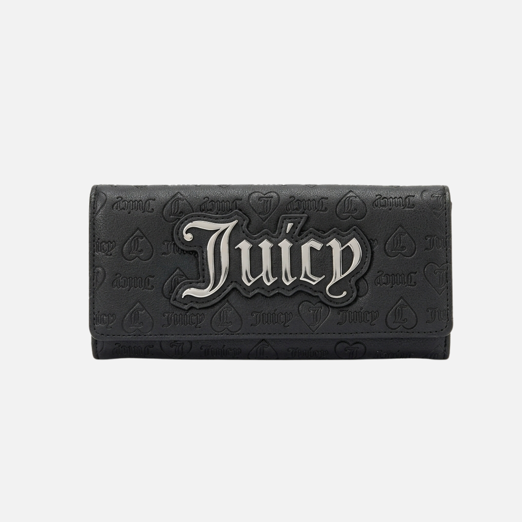 Juicy Couture Černá peněženka – Y2K Icon