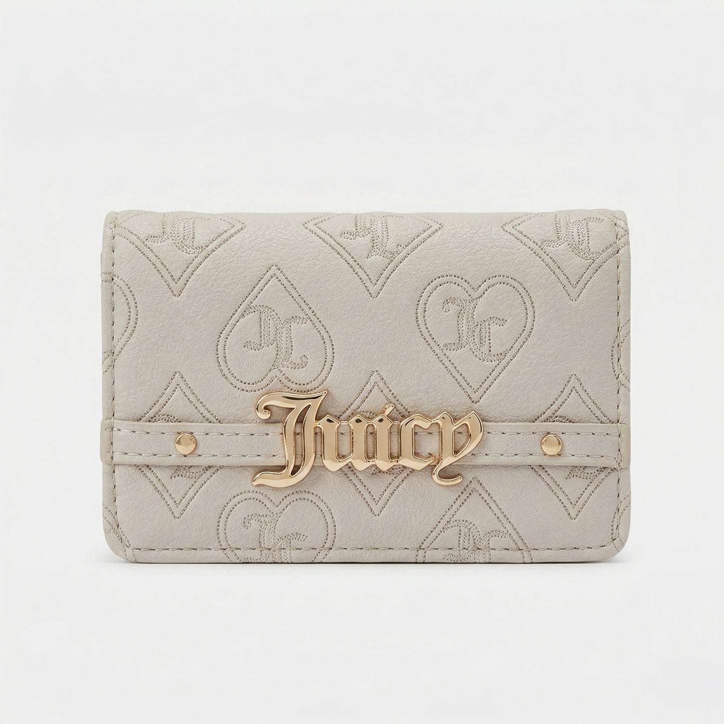 Juicy Couture Cream Gold cardholder