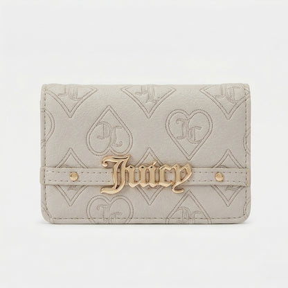 Juicy Couture Cream Gold cardholder