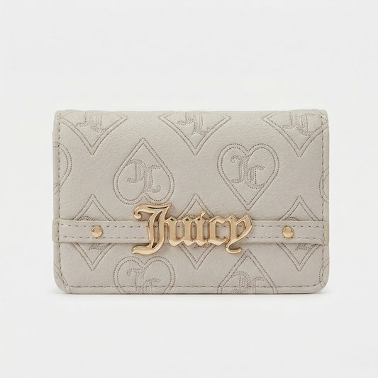 Juicy Couture Cream Gold cardholder