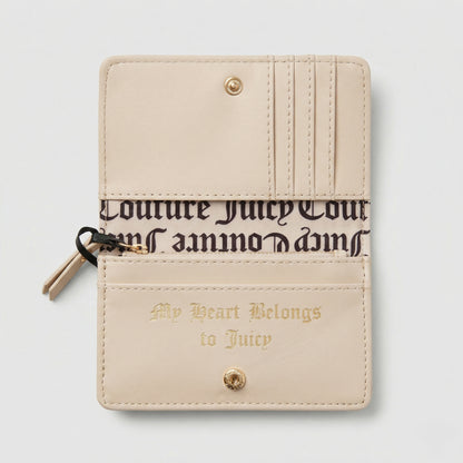 Juicy Couture Cream Gold cardholder