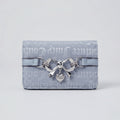 Juicy Couture Bow Charm modrá peněženka