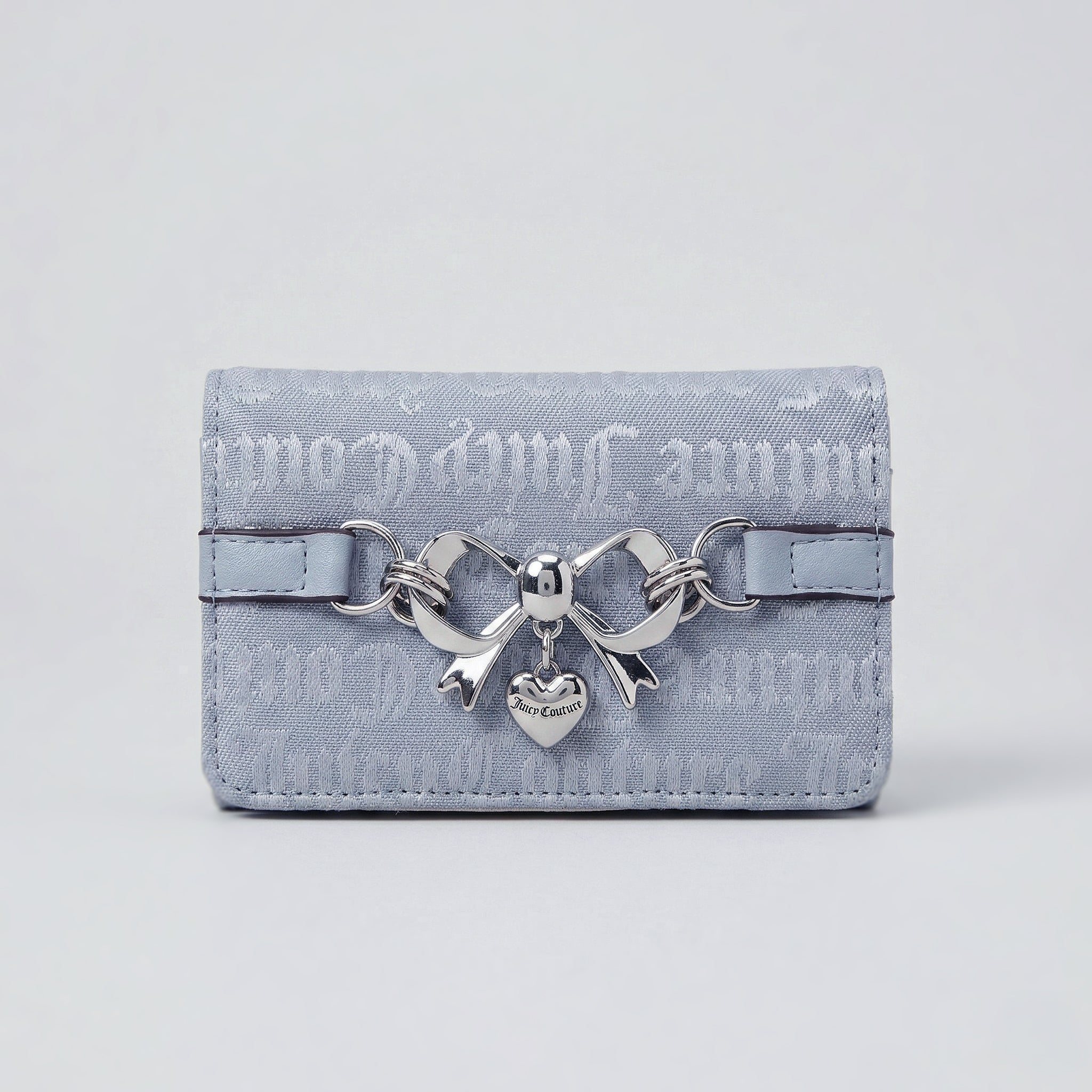 Juicy Couture Bow Charm modrá peněženka